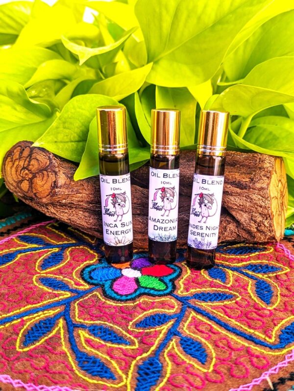 Pick 3 Bundle Essential Oil Blends from the Heart of Peru - Locally Sourced, Small Batch Wellness - 3ml Trial Size Travel Set - Wellness Aid - Image 2