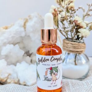 Golden Complexion Face Oil | Prickly Pear | Aguaje | Frankincense | Desert Skincare | Gua Sha Oil | Valentine's Day Gift